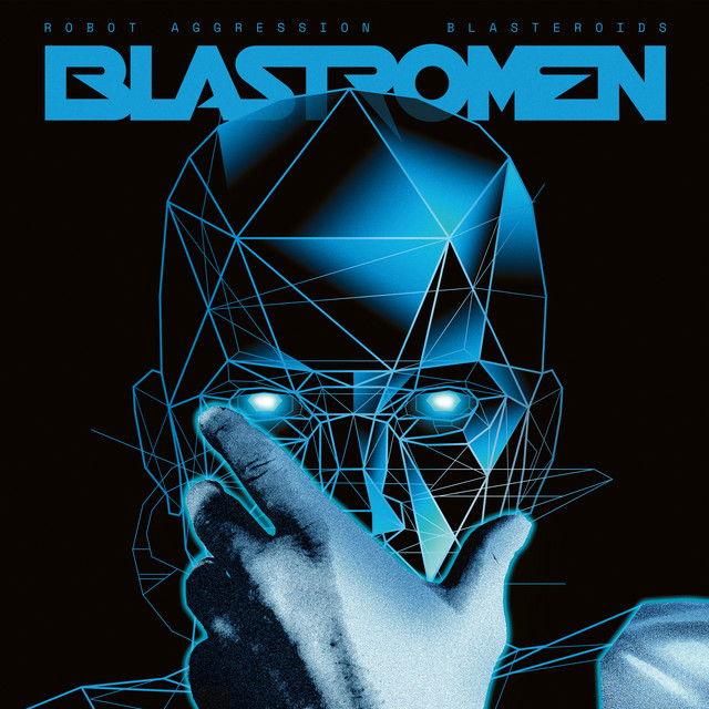 Robot Aggression + Blasteroids cover art