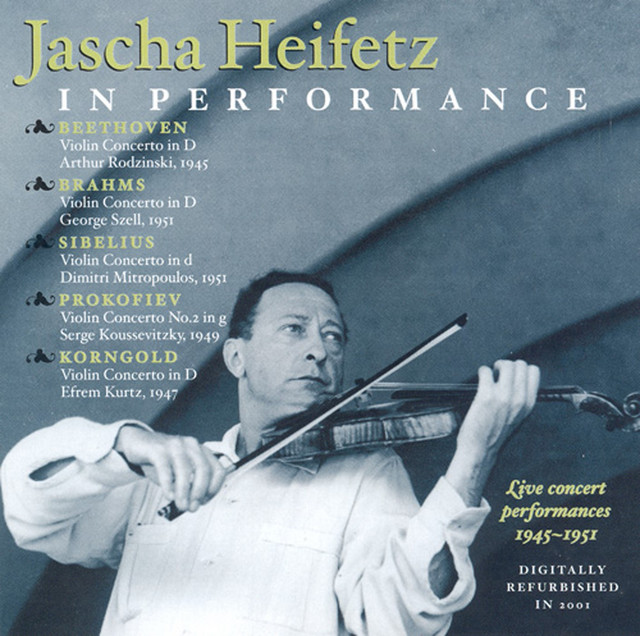 Beethoven / Brahms / Sibelius / Prokofiev / Korngold: Violin Concertos (Heifetz) (1945-1951) cover