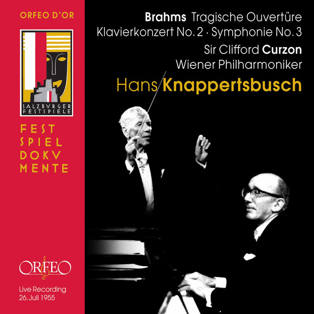 Brahms: Tragic Overture, Piano Concerto No. 2 & Symphony No. 3 (Live) cover