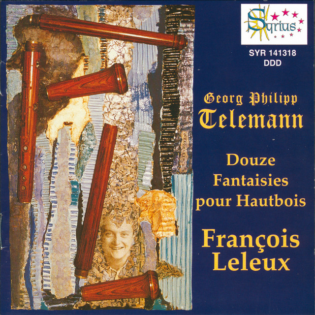 Georg Philipp Telemann: Douze Fantaisies pour Hautbois cover art