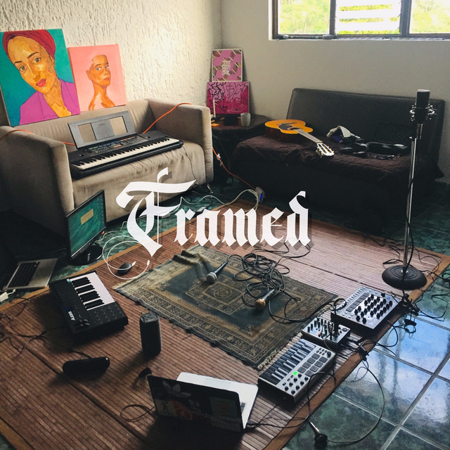 Framed cover art