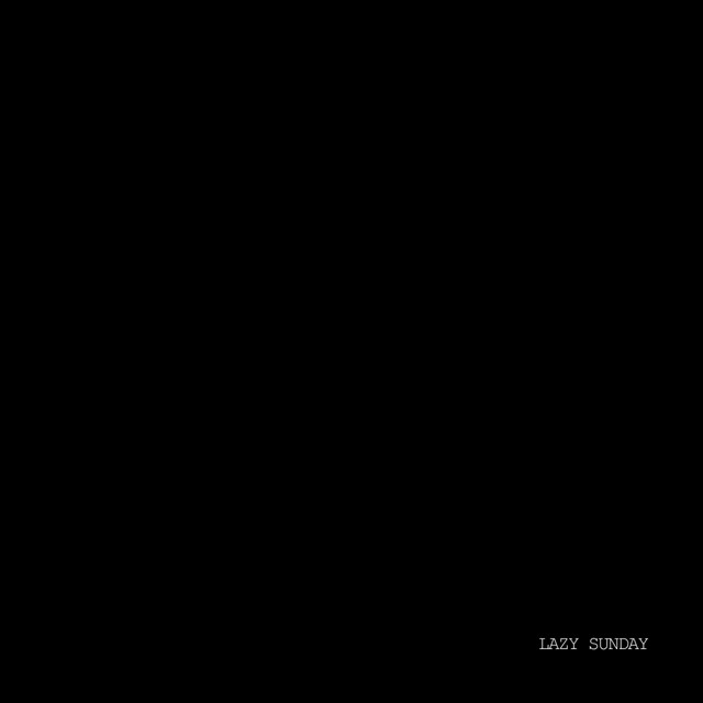 Lazy Sunday cover art