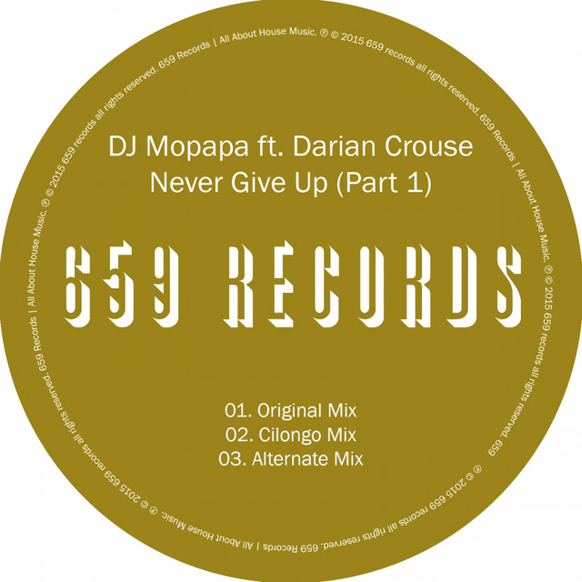 Never Give Up - Original Mix cover art