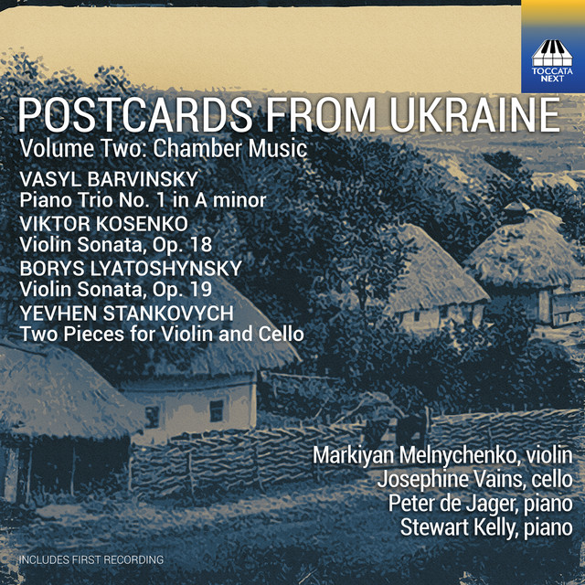 Обкладинка: 2 Pieces for Violin & Cello: No. 2, Presto — Yevhen Stankovych