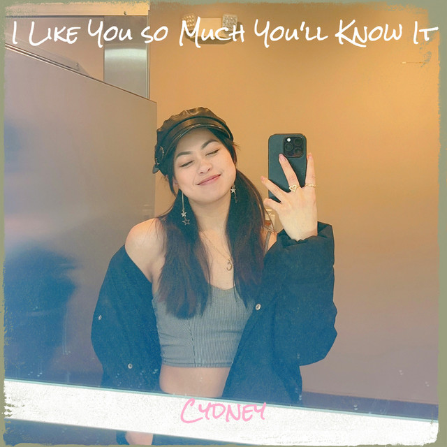 I Like You so Much, You'll Know It cover