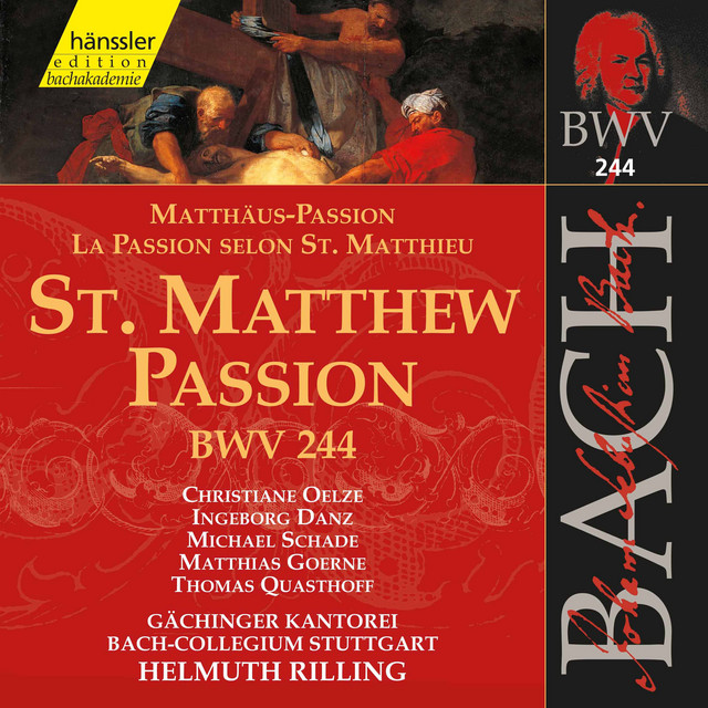 J.S. Bach: Matthäus-Passion, BWV 244 cover