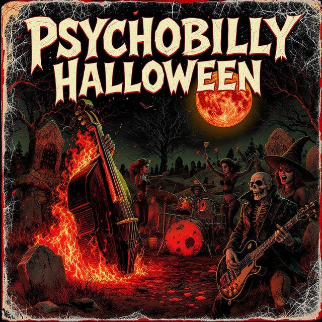 Psychobilly Halloween cover art