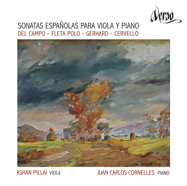 Sonatas Españolas para viola y piano: Del Campo, Fleta Polo, Gerhard & Cervelló cover