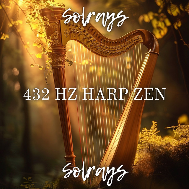 432 Hz Harp Zen: Melodic Meditation cover art
