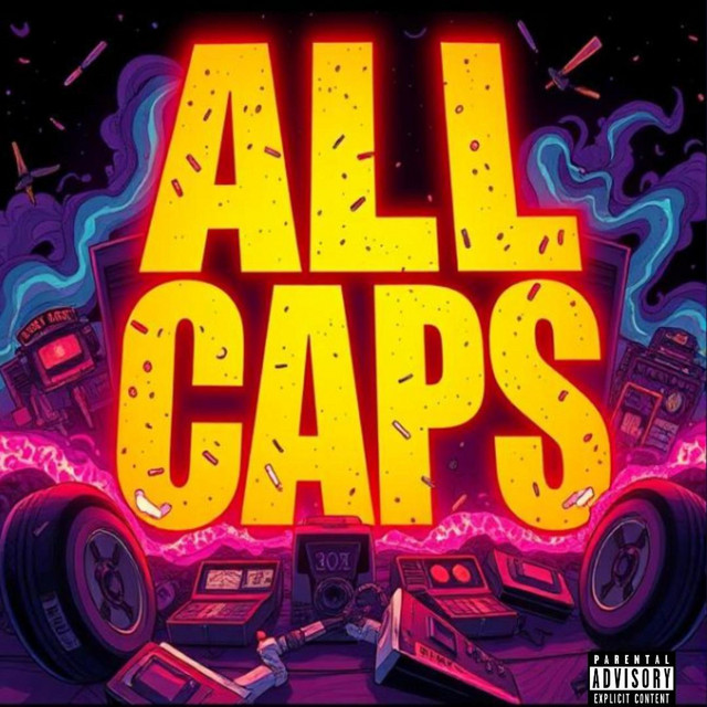 ALL CAPS cover art