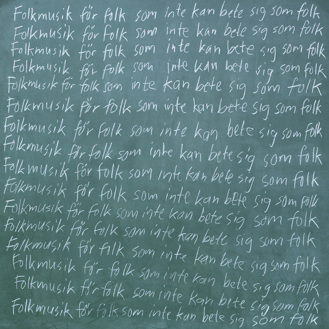 Folkmusik för folk som inte kan bete sig som folk cover art