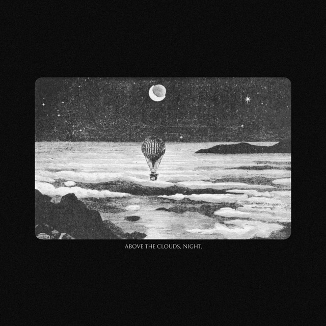 above the clouds, night. cover art