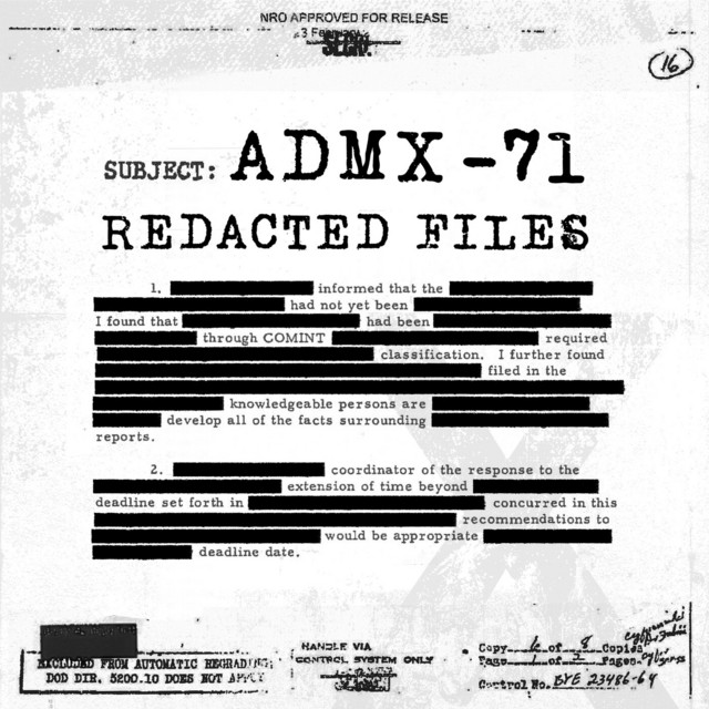 Redacted Files cover art
