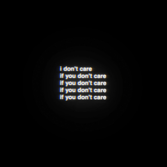 I Don't Care cover art