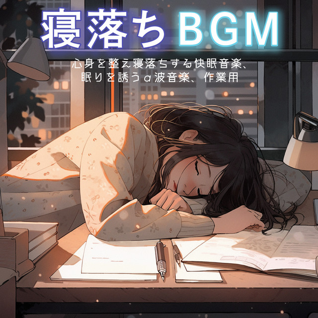 Sleep-deprivation BGM: pleasant sleep music to regulate the body and mind and fall asleep, alpha wave music to induce sleep, for work. cover art