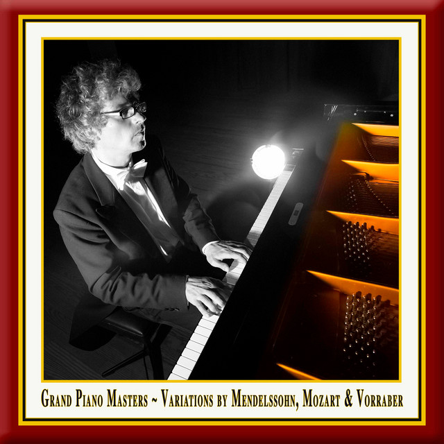 Grand Piano Masters: Variations by Mendelssohn, Mozart & Vorraber cover