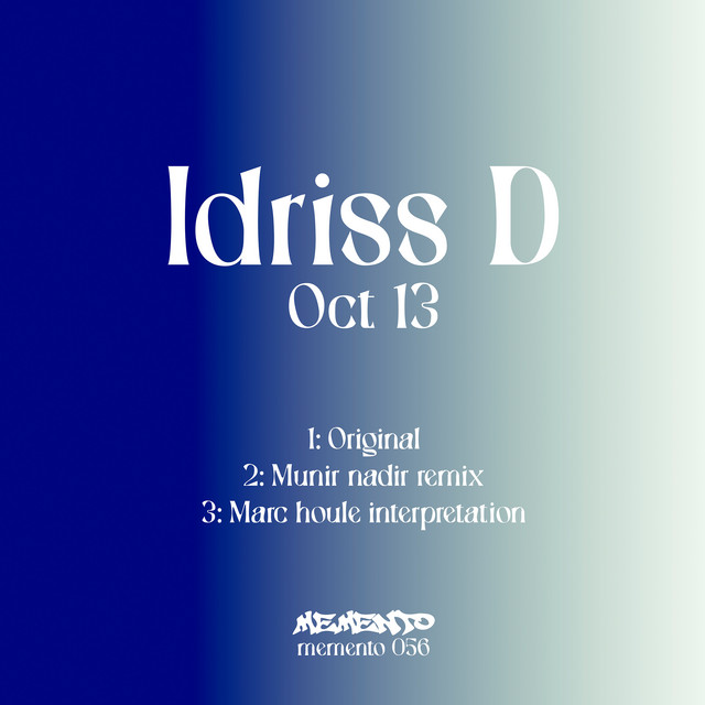 Oct 13 - Munir Nadir Remix album art