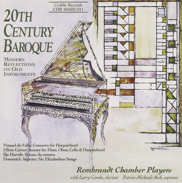 Falla, M.: Concerto / Carter, E.: Sonata / Argento, D.: 6 Elizabethan Songs cover