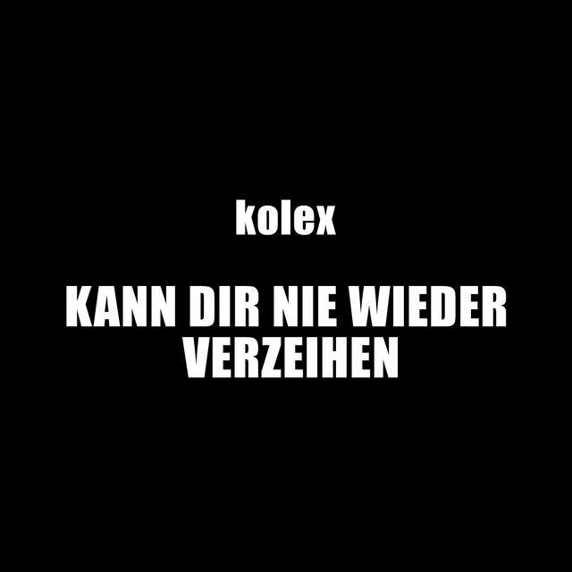 Kann dir nie wieder verzeihen cover
