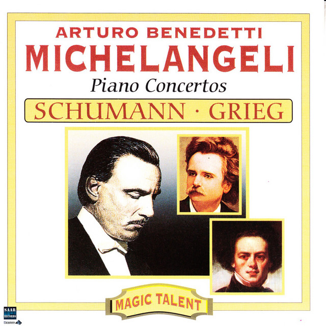 Arturo Benedetti Michelangeli 公演プログラム Arturo Benedetti Michelangeli Schumann, Grieg piano concertos