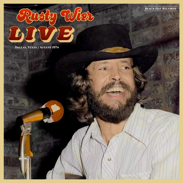 Rusty Wier Live cover art