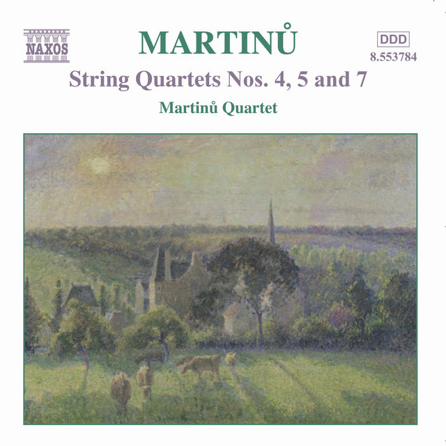 Martinu, B.: String Quartets Nos. 4, 5 and 7 cover art