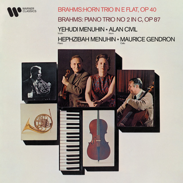 Brahms: Horn Trio, Op. 40 & Piano Trio No. 2, Op. 87 cover art