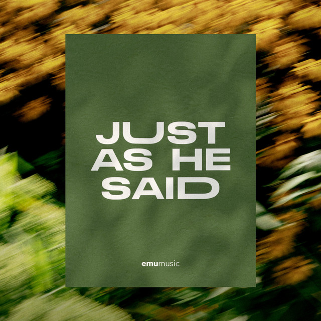 Just As He Said cover