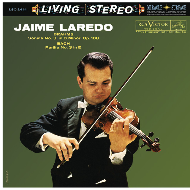 Jaime Laredo Plays Brahms & Bach cover art