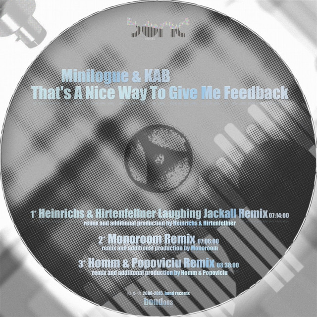 That's a Nice Way to Give Me Feedback (The Remixes) cover art