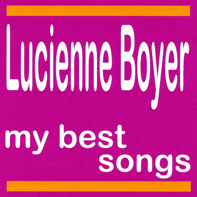 My best songs - Lucienne Boyer cover art