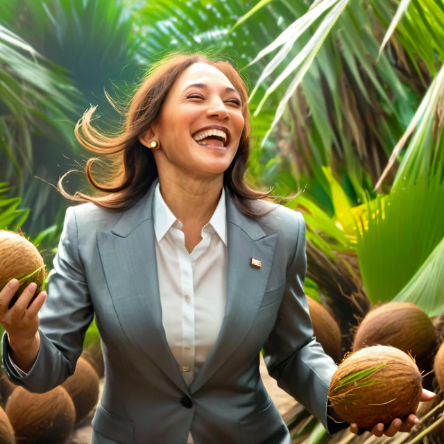 Kamala Harris (Coconut Hero) cover art