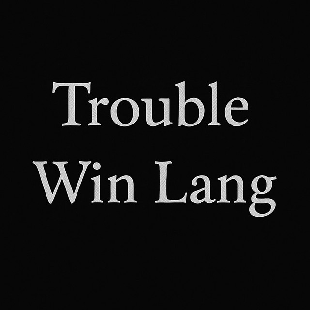 Trouble cover art