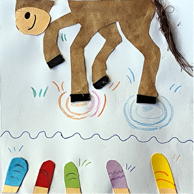 El caballo el pulso da
