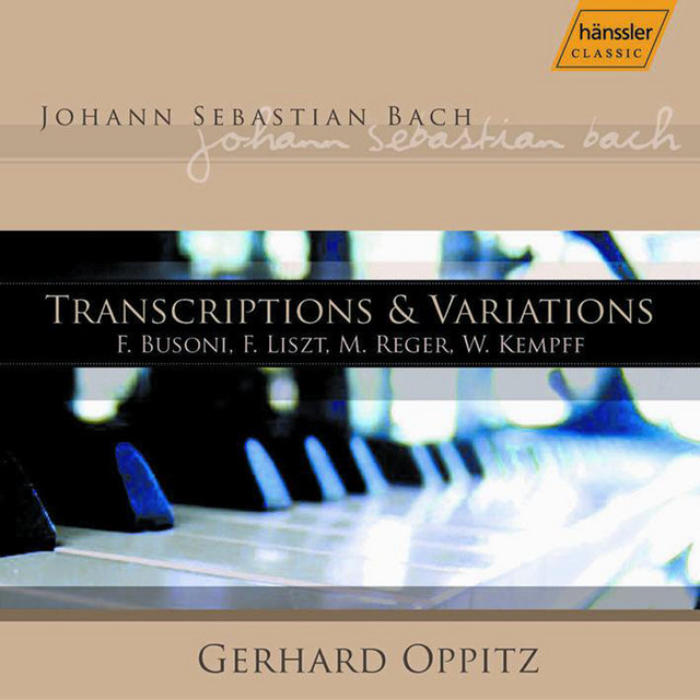 Transcriptions And Variations Of Music By J. S. Bach cover art
