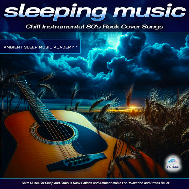 Sleeping Music: Chill Instrumental 80's Rock Cover Songs, Calm Music For Sleep and Famous Rock Ballads and Ambient Music For Relaxation and Stress Relief cover art