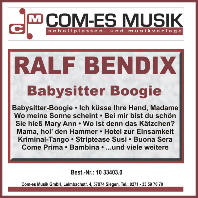 Babysitter Boogie cover art