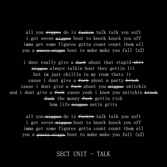 Talk cover art