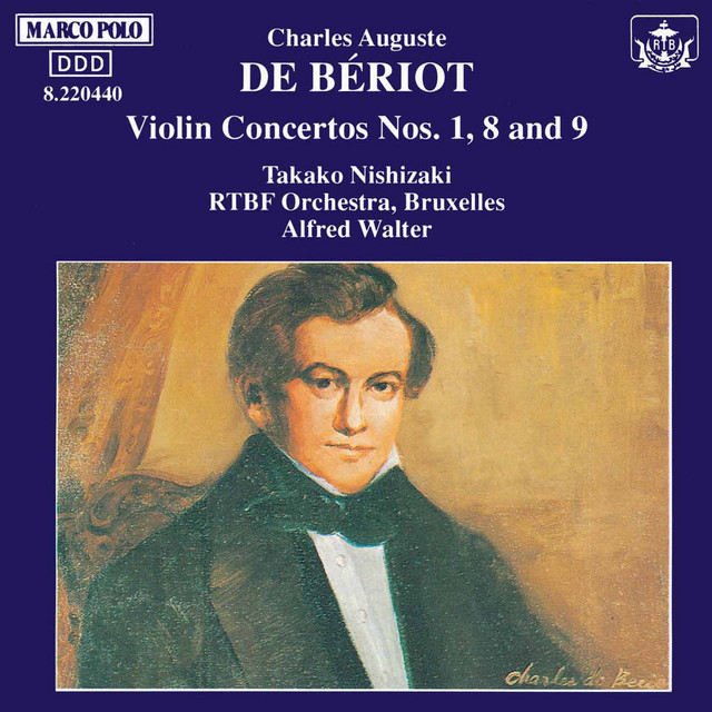 Beriot: Violin Concertos Nos. 1, 8 and 9 cover