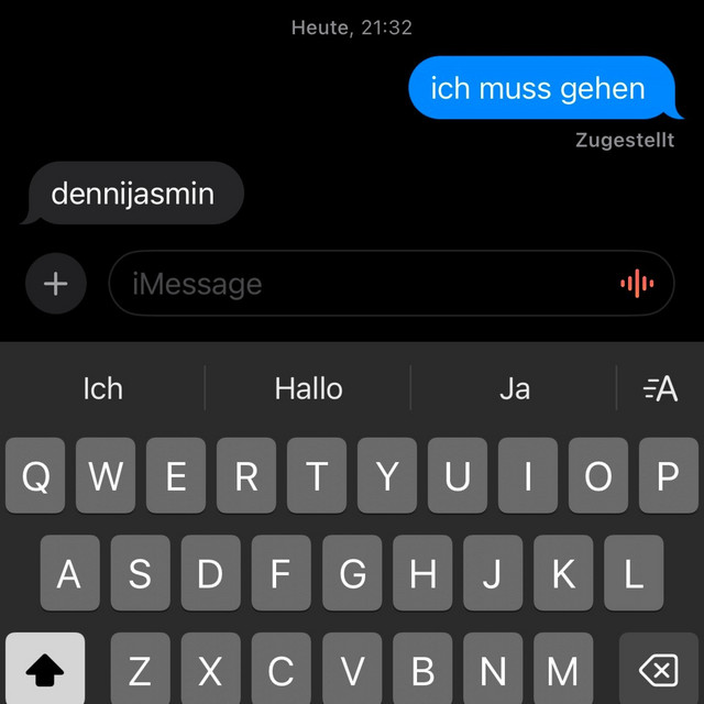 ich muss gehen