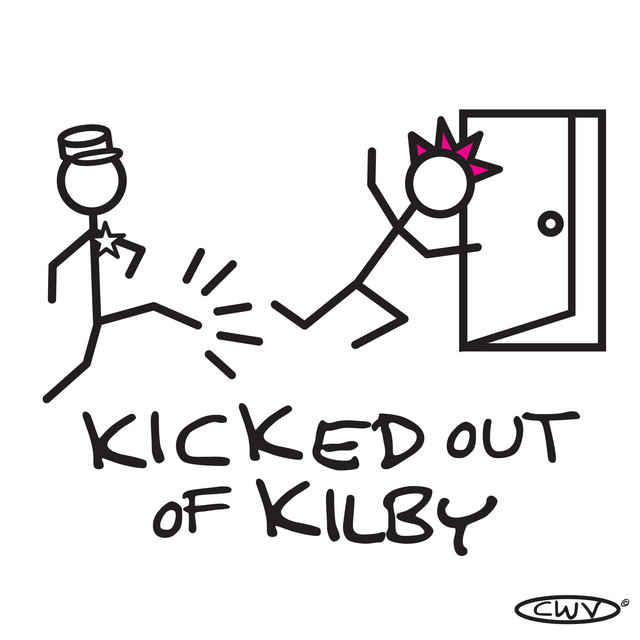 Kicked out of Kilby cover art
