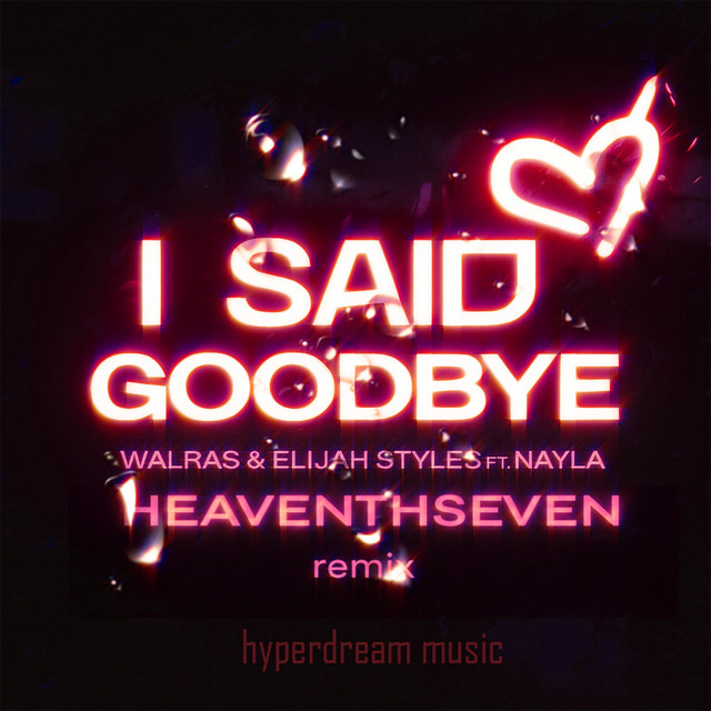 Обкладинка: I Said Goodbye - HeaventhSeven Remix — Walras