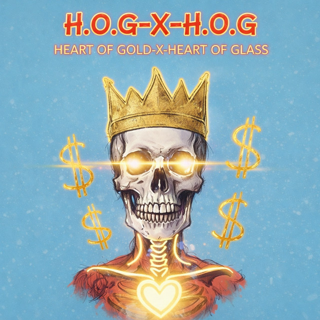 H.O.G-X-H.O.G HEART OF GOLD-X-HEART OF GLASS