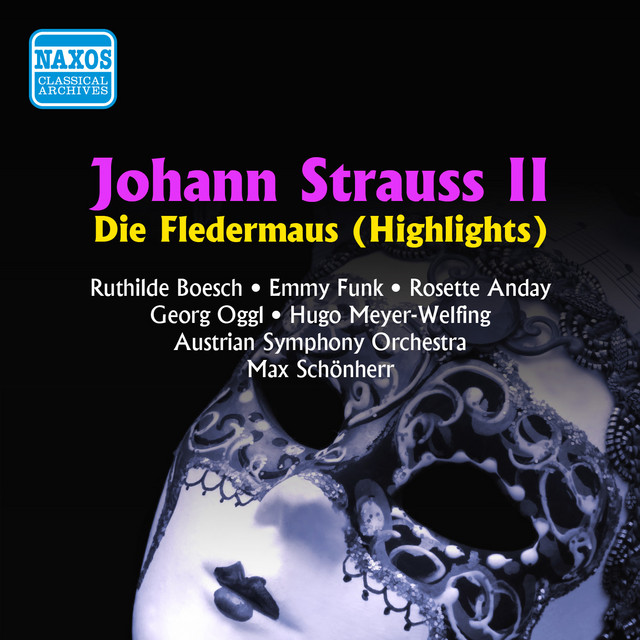 Strauss II: Fledermaus (Die) (Highlights) (Schonherr) (1950)