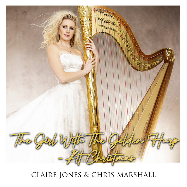 The Girl with the Golden Harp - At Christmas cover art