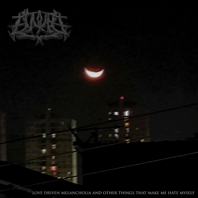 love driven melancholia and other things that make me hate myself cover art
