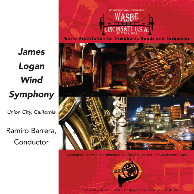 2009 WASBE Cincinnati, USA: James Logan Wind Symphony cover