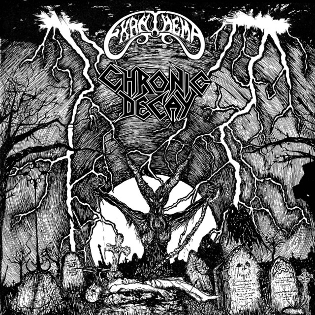 Exanthema / Chronic Decay split cover