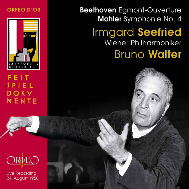Beethoven: Egmont Overture - Mahler: Symphony No. 4 in G Major (Live) cover art