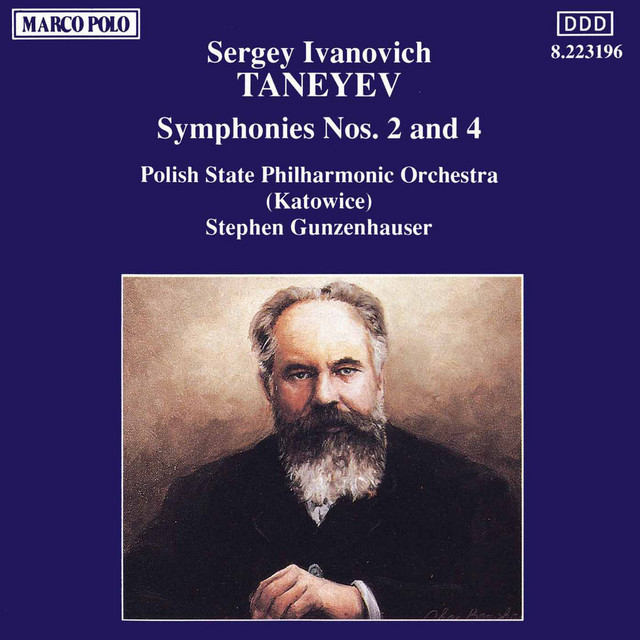 Taneyev, S. I.: Symphonies Nos. 2 and 4 cover art